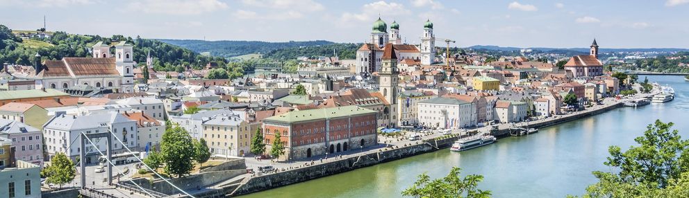 Cityscape of Passau – City of Three Rivers