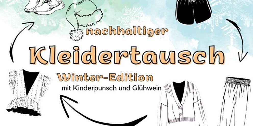 Werbeflyer f&uuml;r Kleidertausch