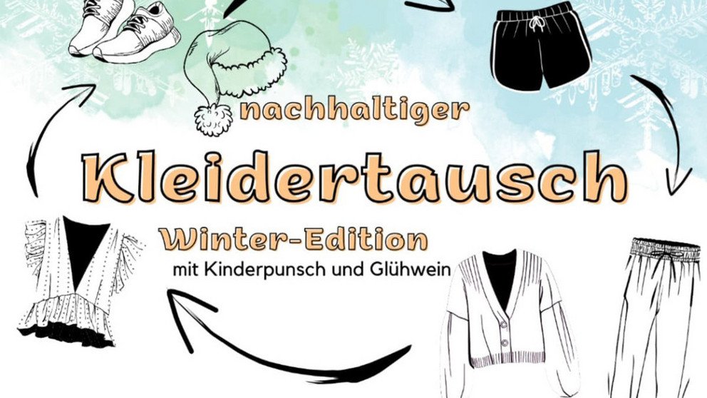 Werbeflyer f&uuml;r Kleidertausch