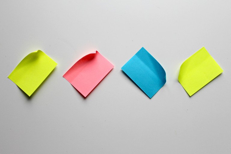 Foto bunte Post-Its