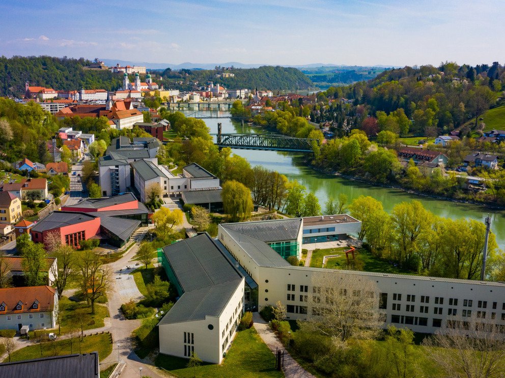 Luftbildaufnahme Campus
