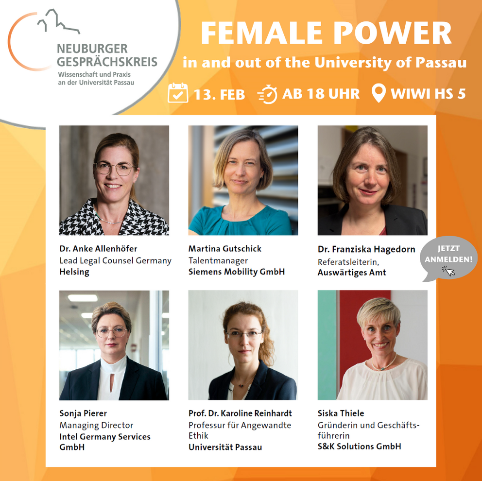 Das Plakat der Veranstaltung Female Power