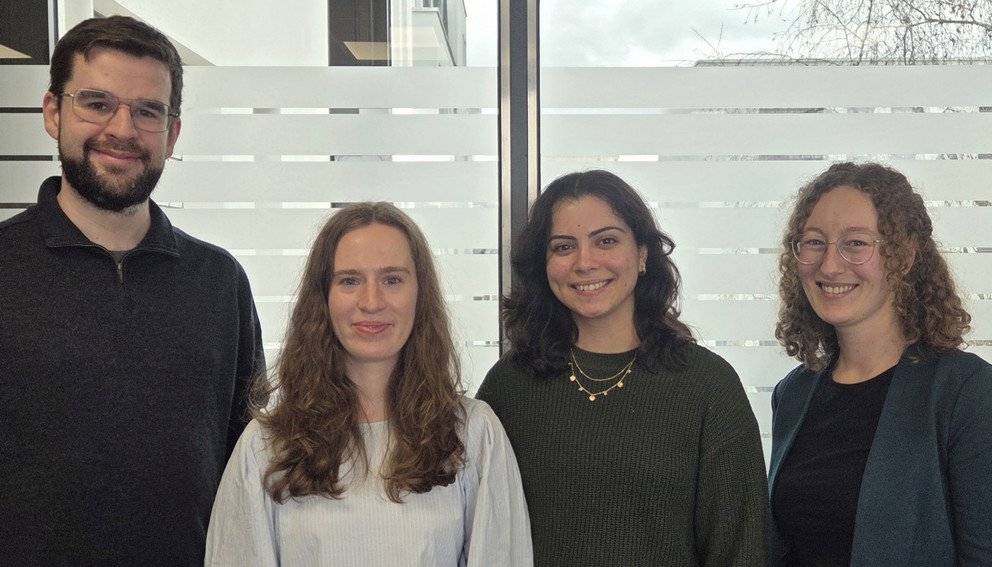 Jonas Riefle, Viktoria Feyerherd, Sarah Ben Messaoud und Hanna Roider