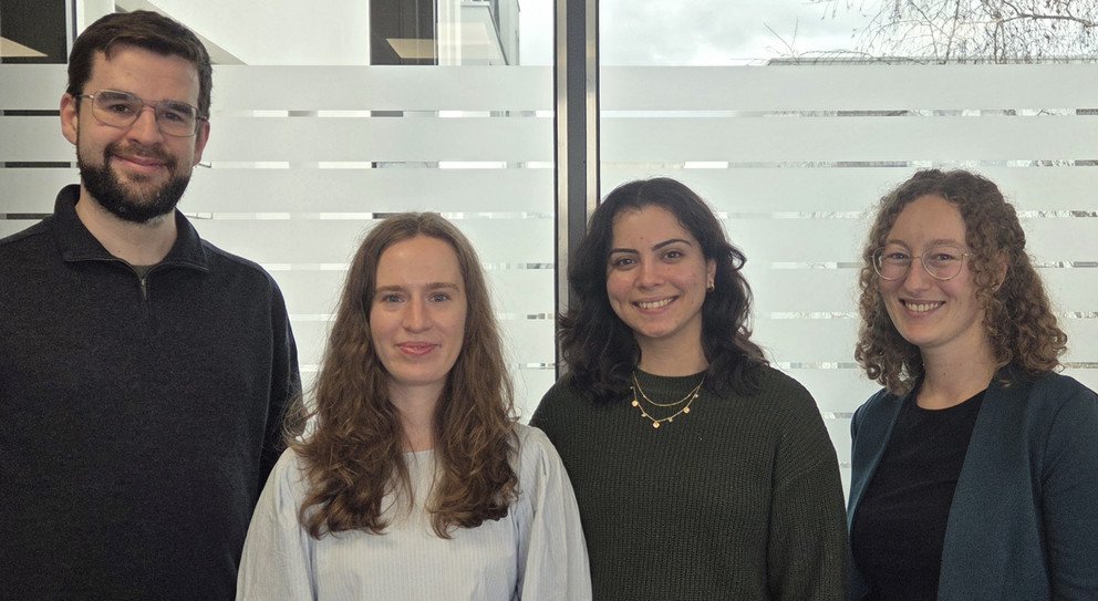 Jonas Riefle,  Viktoria Feyerherd, Sarah Ben Messaoud und Hanna Roider 