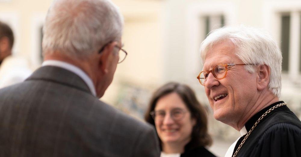 Landesbischof Prof. Dr. Heinrich Bedford-Strohm im Gespräch