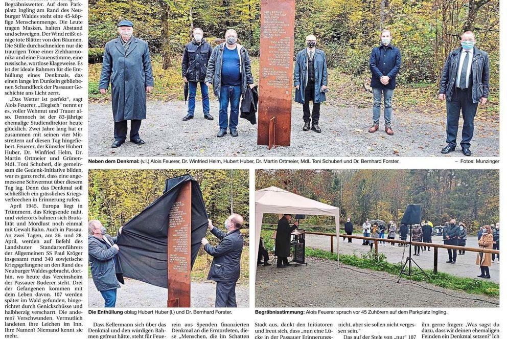 Passauer Neue Presse ze dne 31.10.2020