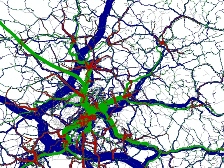 BMBF-Projekt SynphOnie: Mathematisches Modell für nachhaltigere Verkehrsnetze