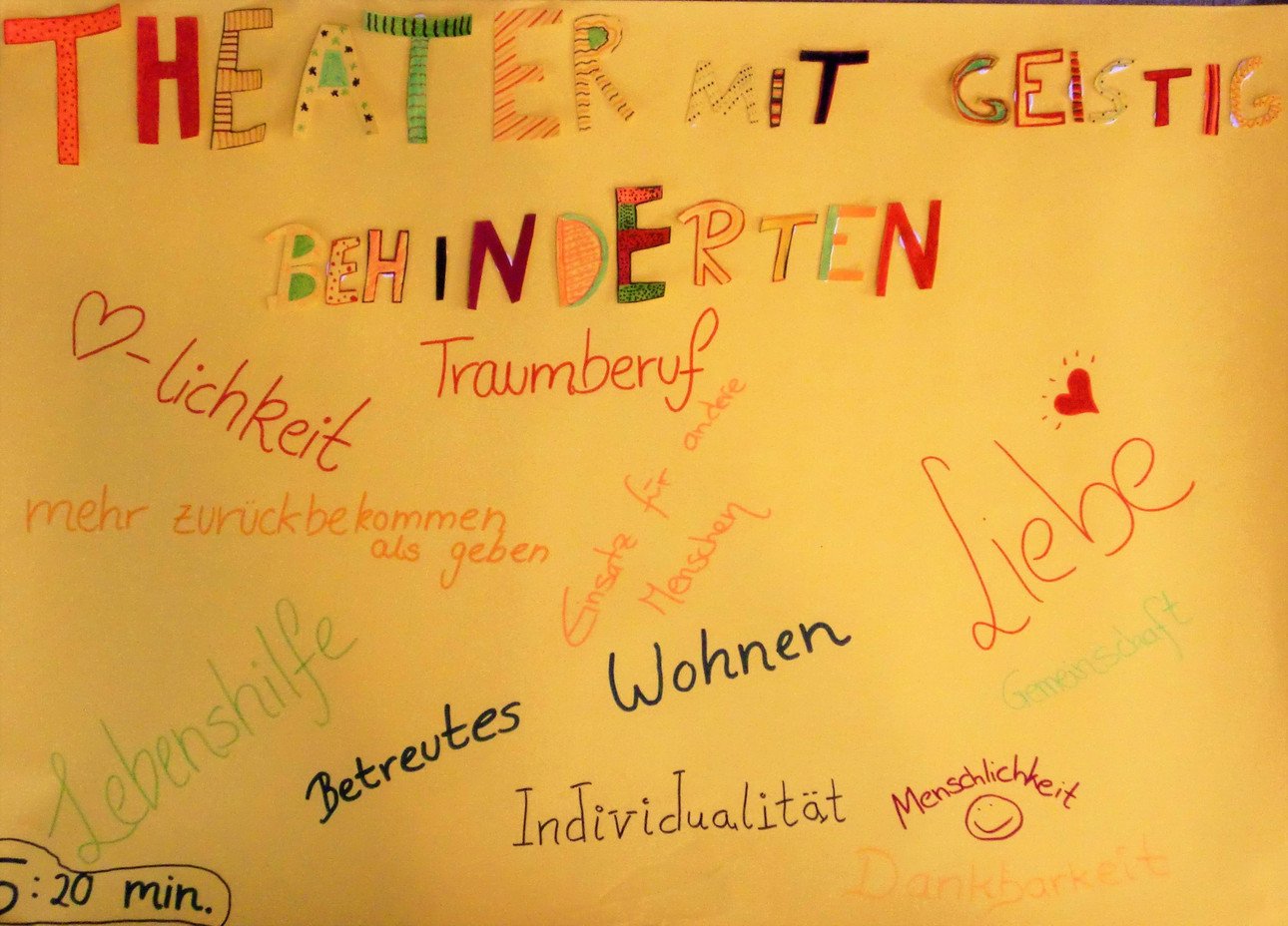 Plakat zum Projekt