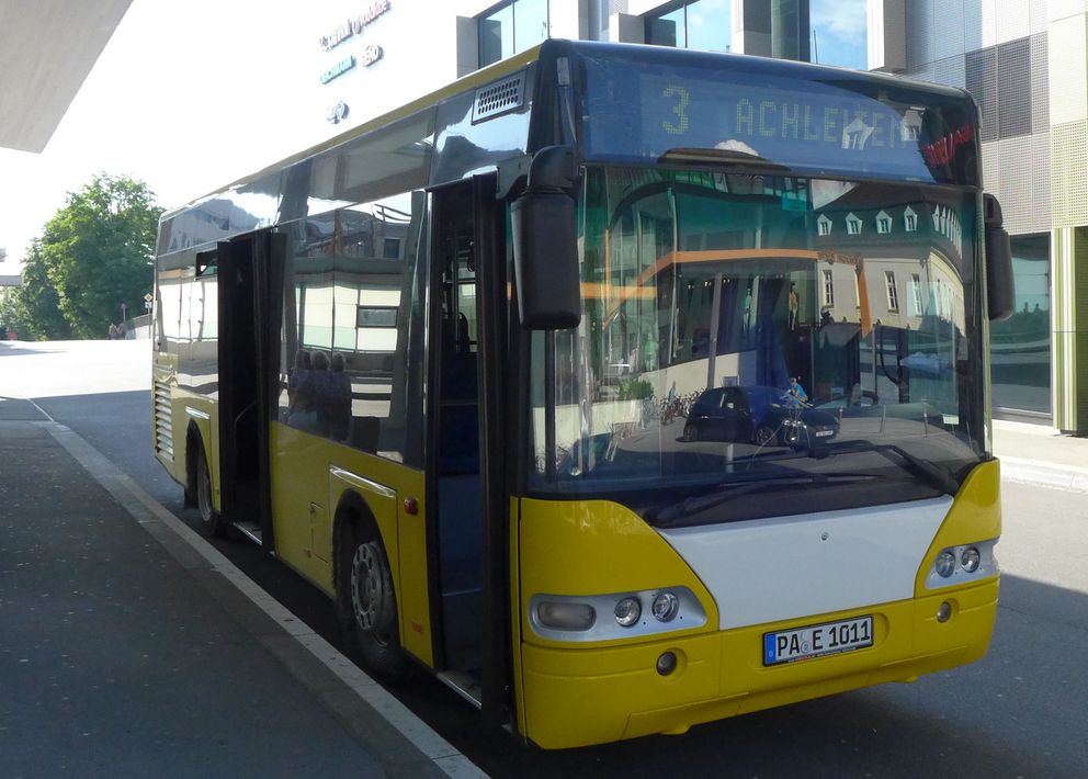 A happy, yellow VBP bus