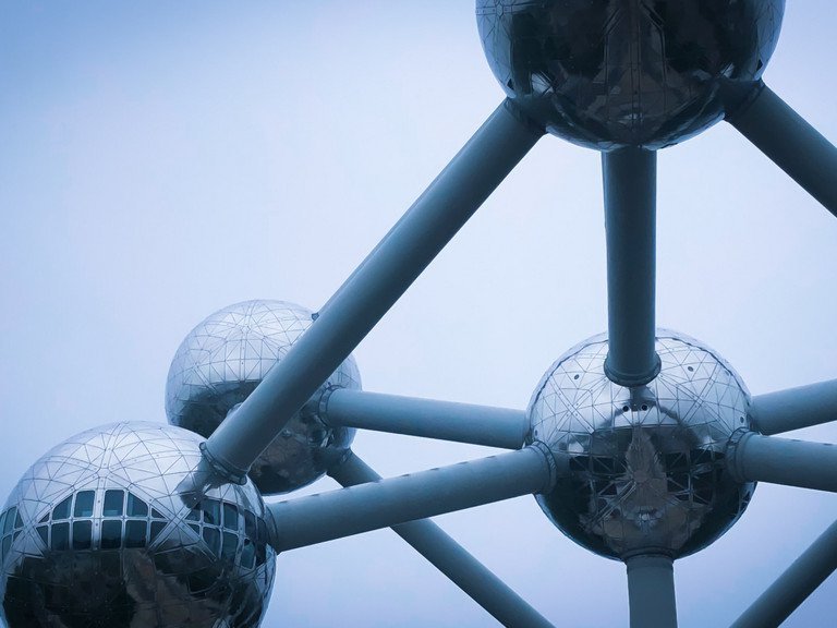 Das Atomium in Brüssel