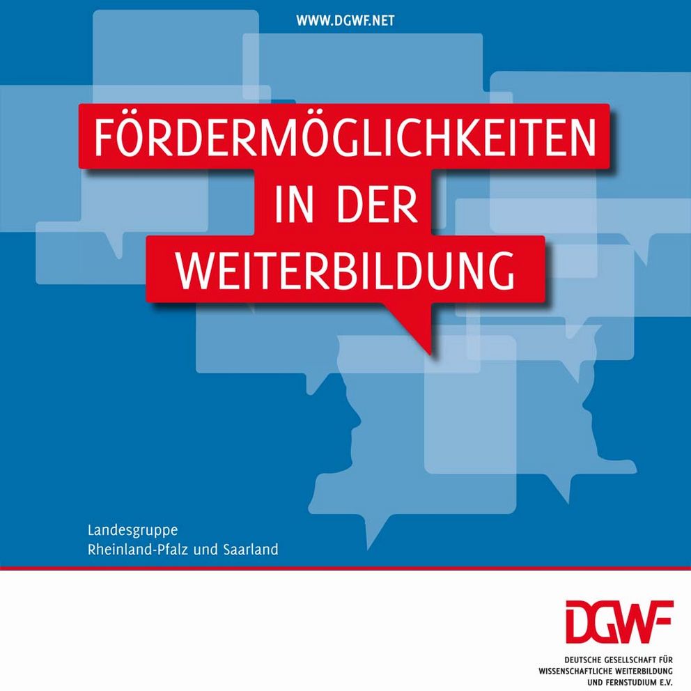 Fördermöglichkeiten in der Weiterbildung - DGWF Broschüre