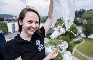 Egg-Drop-Contest der Hochschulgruppe IEEE