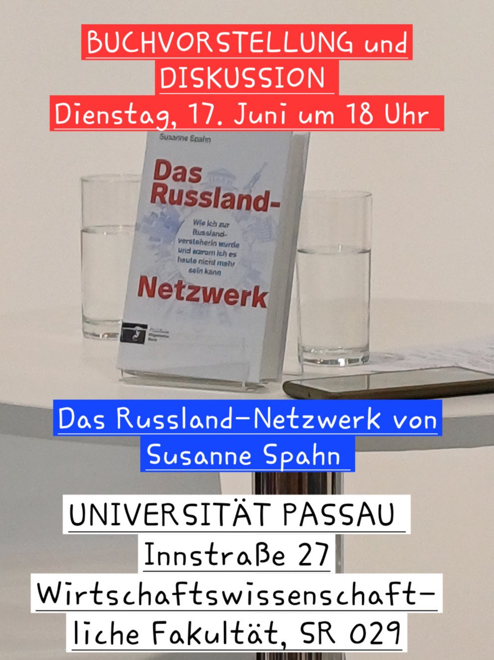 Plakat der Veranstaltung
