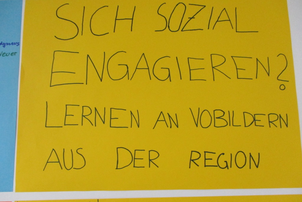 Wandzeitung Vorbilder aus der Region