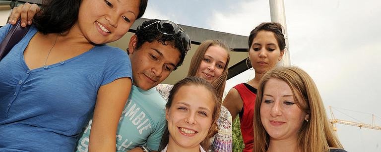 Menschen verschiedener Nationen