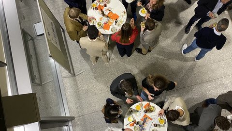 Buffet beim Fünf Euro Business Wettbewerb.