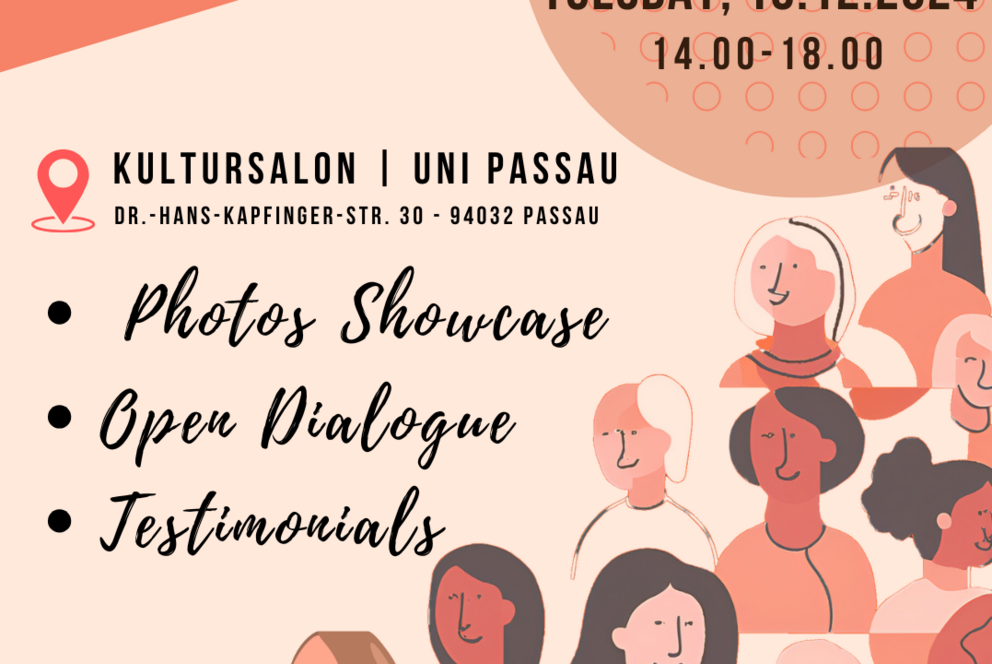 Flyer "Safe Spaces for Women in Passau"