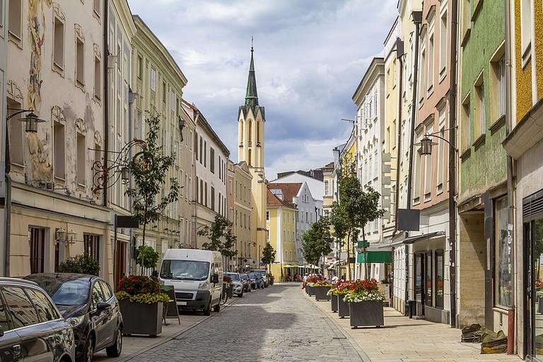 Street in the Centre of Passau