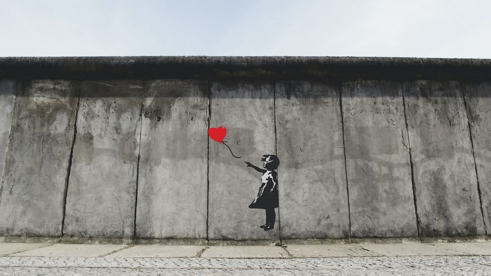 Girl with Ballon von Banksy