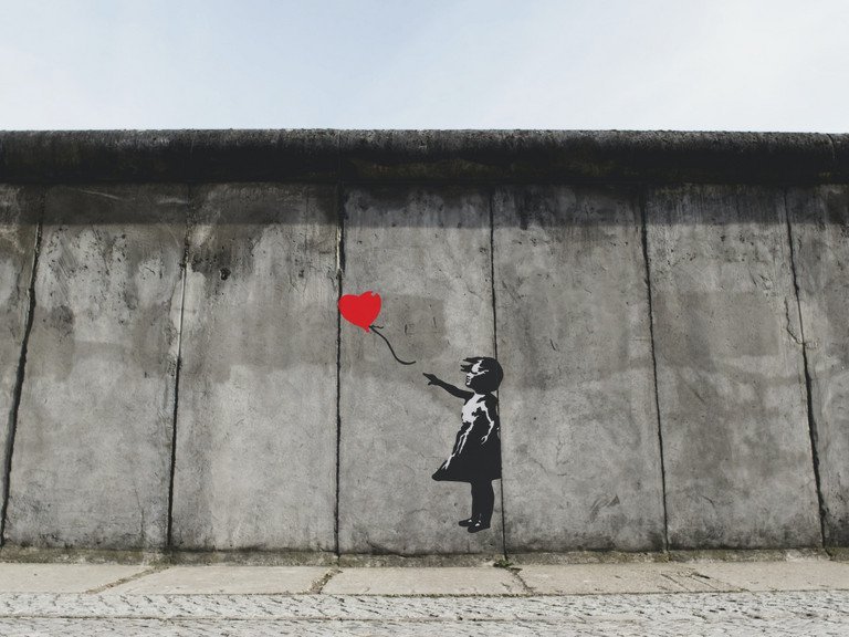 Girl with Ballon von Banksy