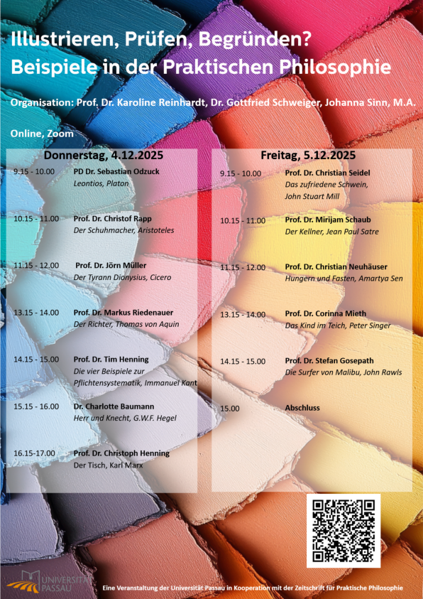Beispiele in der Praktischen Philosophie