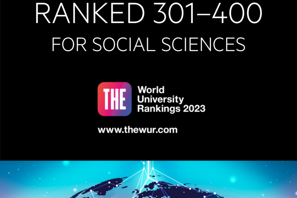 THE badge for the social sciences subject ranking 2023