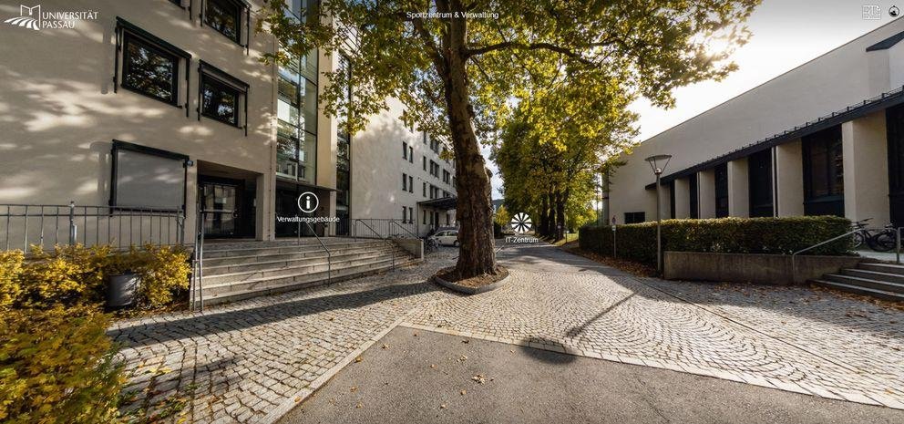 Campustour Screenshot: Rektor-Karl-Heinz-Pollok-Straße