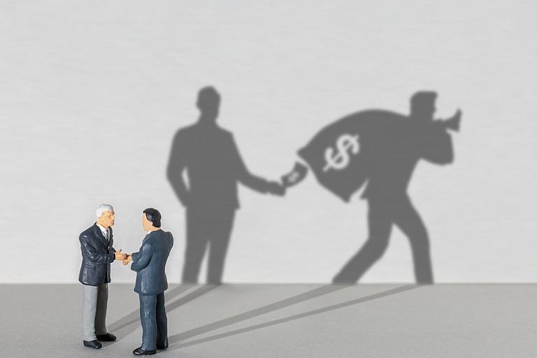Dekoratives Bild der Kachel 'Korruptionsprvention'