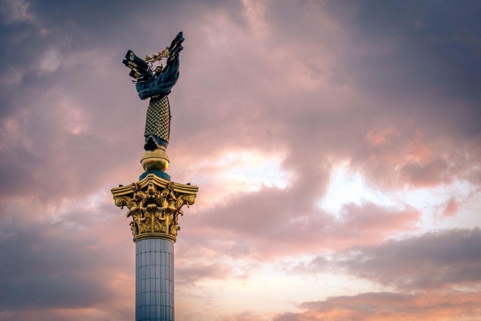 Unabhängigkeitsdenkmal auf dem Majdan Nesaleschnosti in Kiew. Foto: Adobe Stock