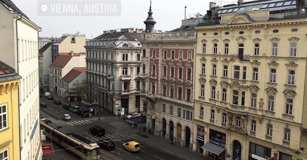 Stadtbild von Wien, Österreich