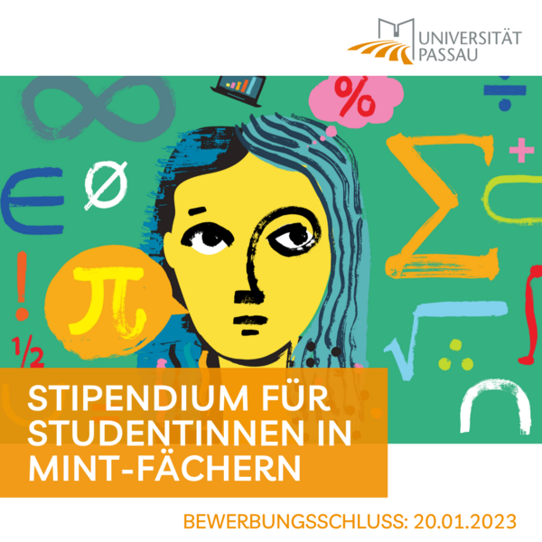 Ausschreibung MINT-Stipendium, Bewerbungsschluss: 20.01.2023