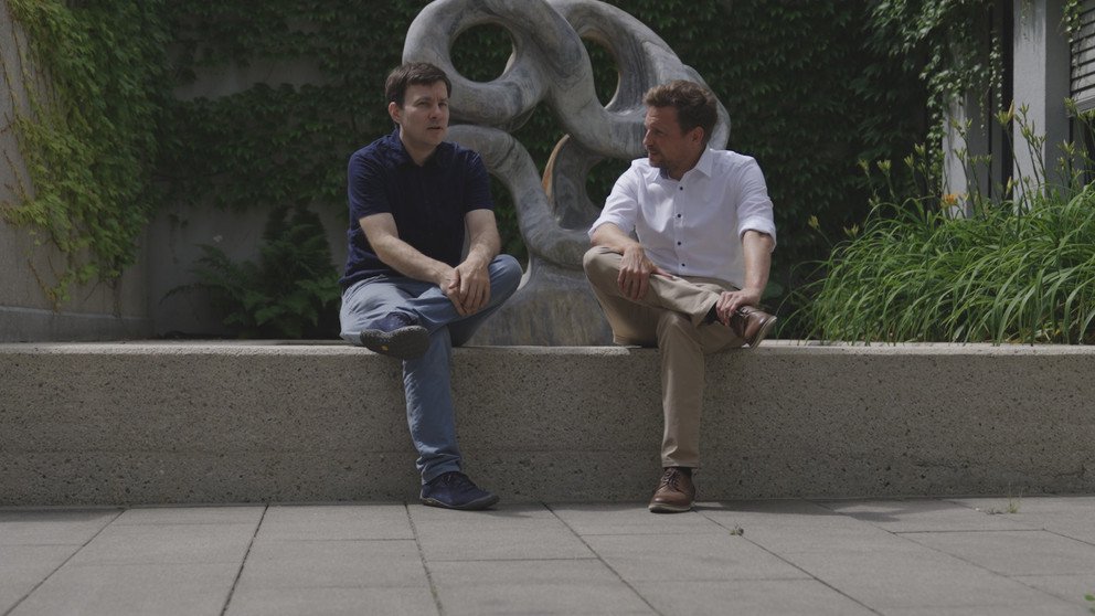 Prof. Dr. Johann-Mattis List und Dr. Christian Bentz