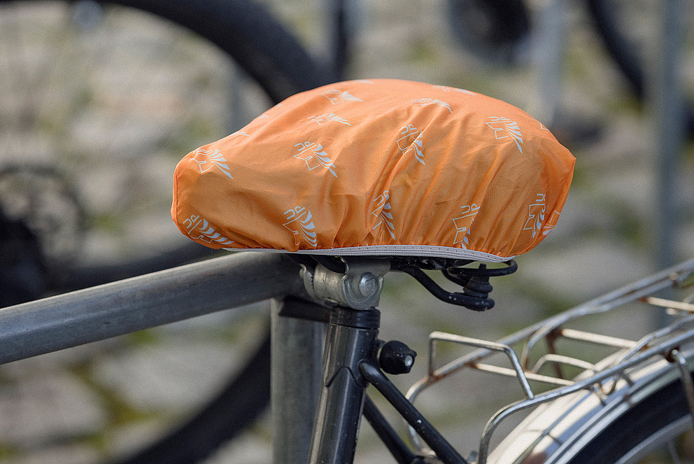 Fahrradsattelschutz aus recyceltem PET