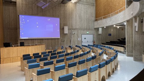 Hörsaal der Universität Urbino