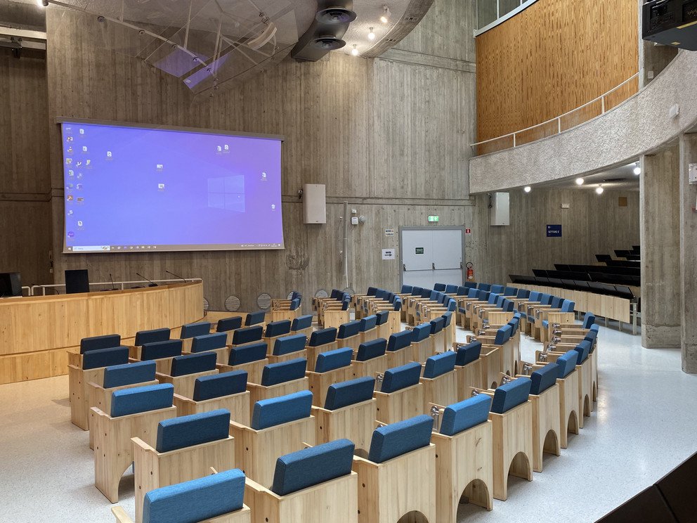 H&ouml;rsaal der Universit&auml;t Urbino