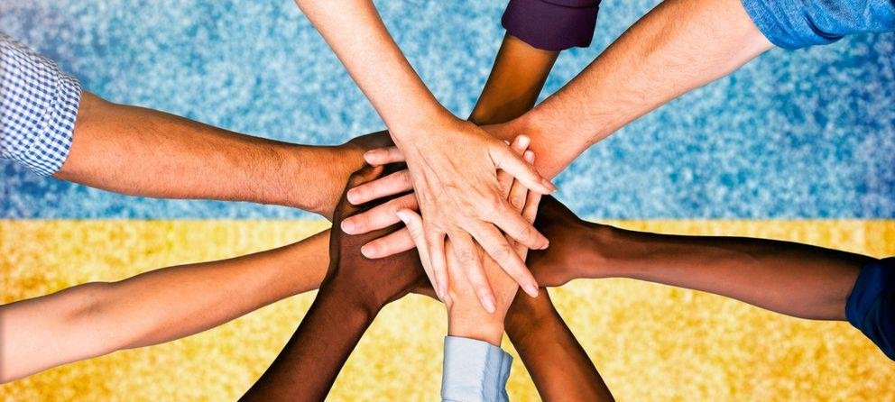 Joining hands in support for Ukraine