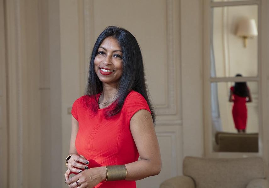 Die französisch-indischen Autorin Shumona Sinha; Foto: Francesca Mantovani, Editions Gallimard   