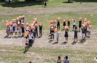 Flashmob auf der Innwiese