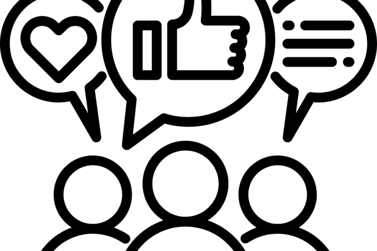 Grafik Menschen kommunizieren 