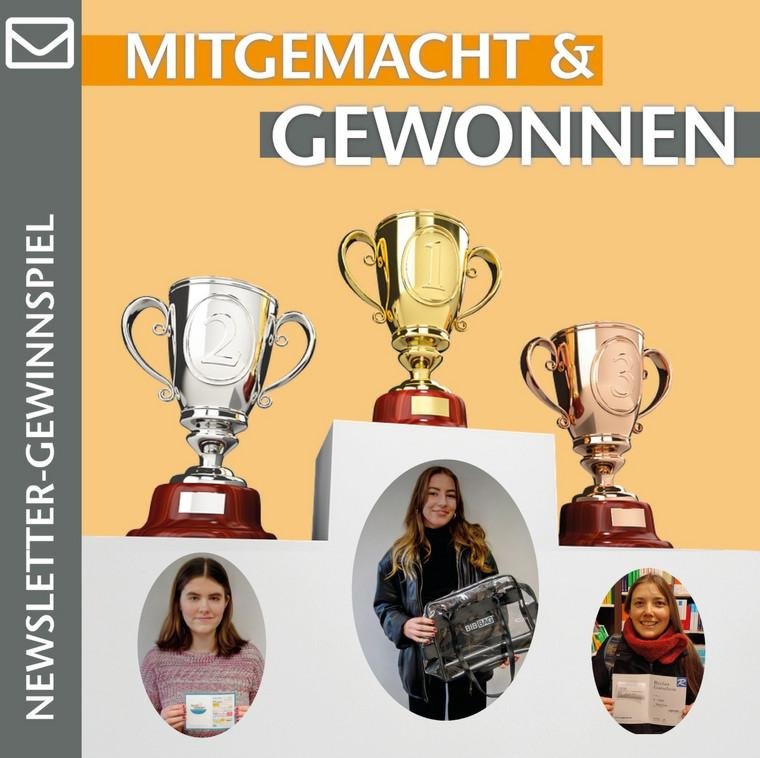 Winners of the newsletter lottery