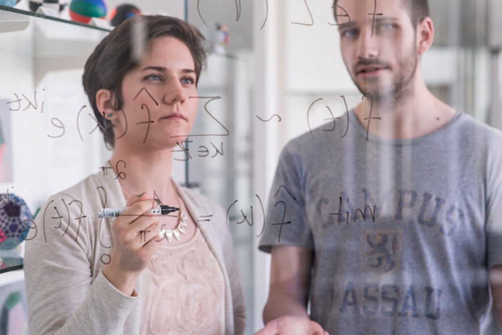 Symbolbild: Mathematik-Studierende der Universit&auml;t Passau