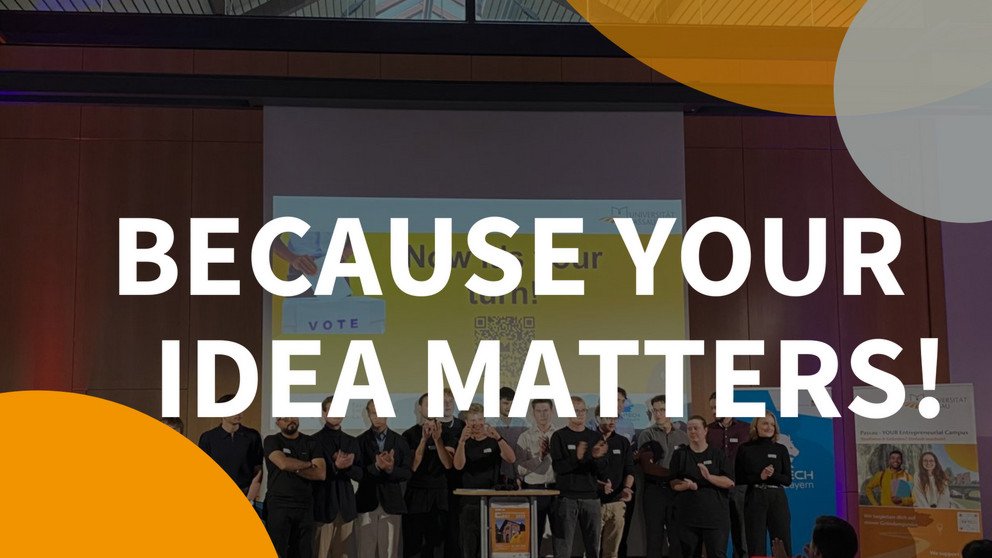 Banner: Because your idea matters!