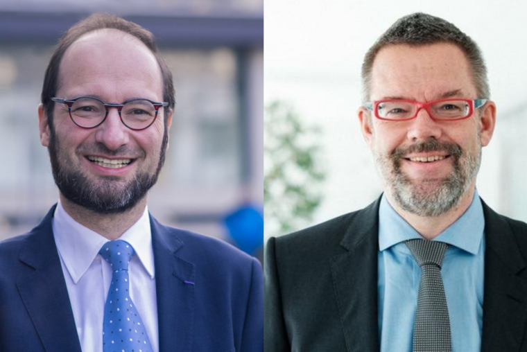 Portraitfoto von Prof. Dr. Dr. h. c. Harald Kosch und Prof. Dr. Werner Gamerith