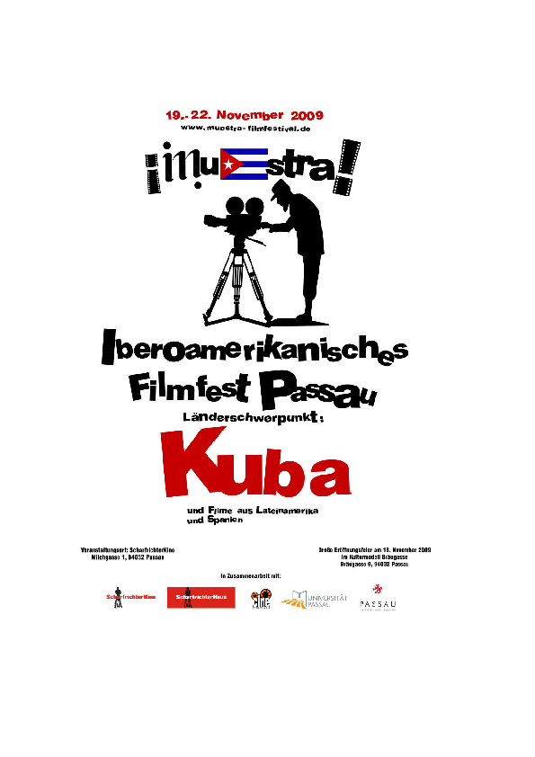 Plakat ¡muestra! Filmfestival 2009