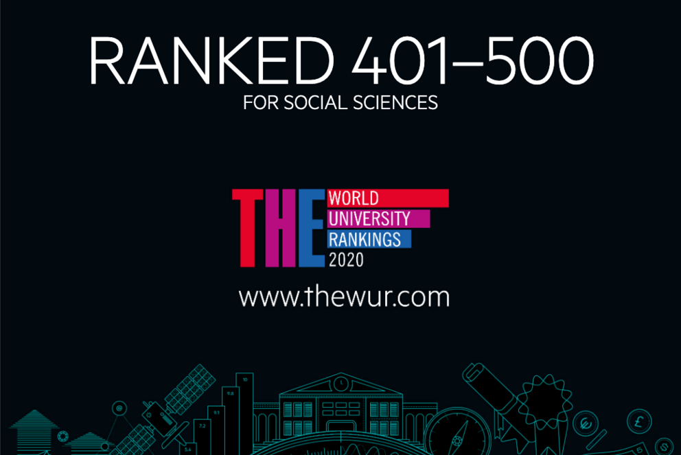 THE Ranking für Sozialwissenschaften 401-500