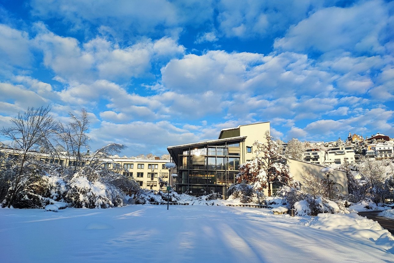 The University of Passau in winter