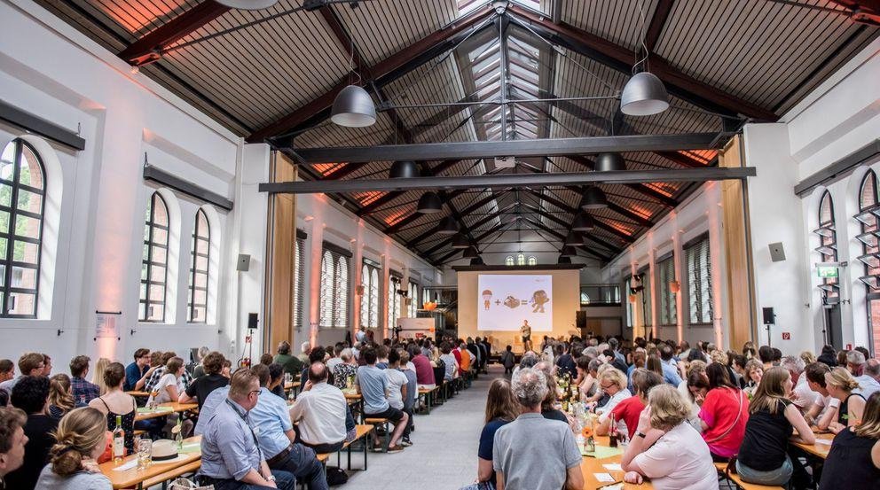 Inside the Innsteg auditorium