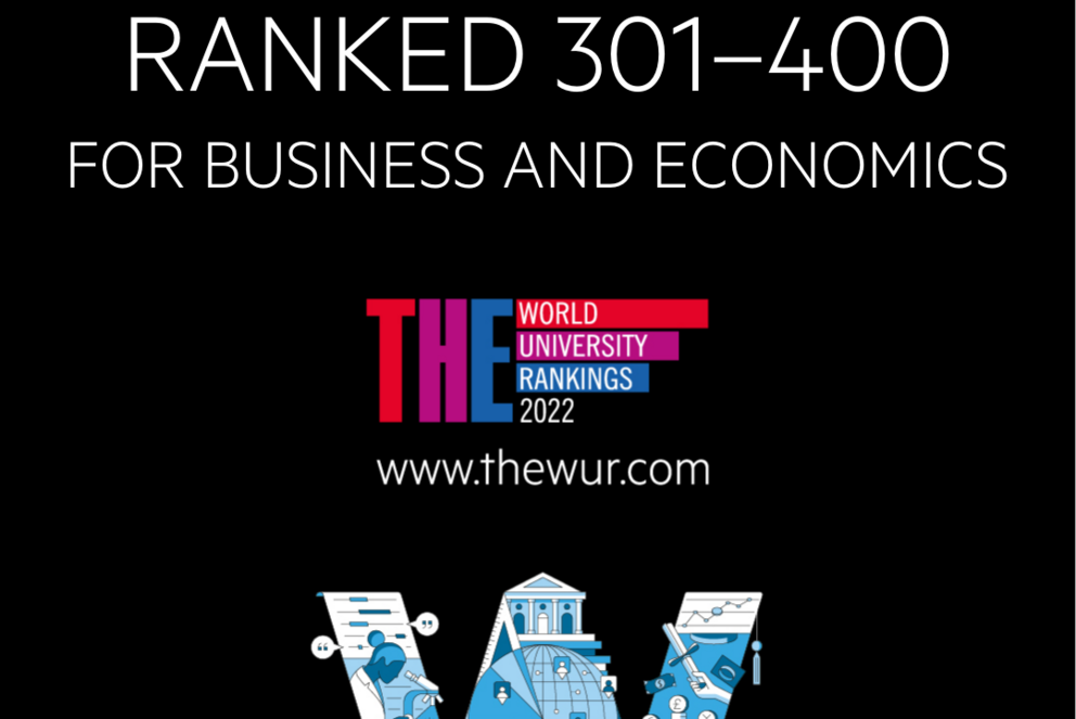 THE Subject Ranking 2022: Business and Economics