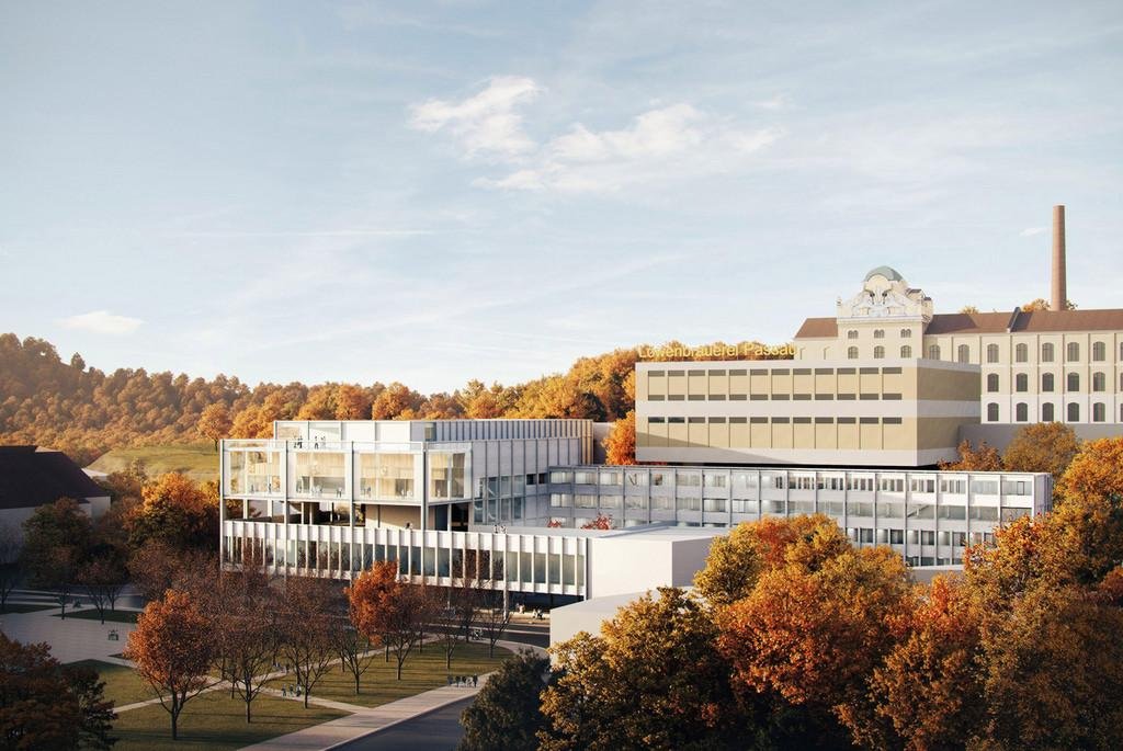 A model of the new building