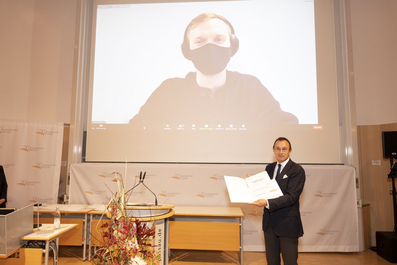 Prof. Dr.&nbsp;Robert Obermaier und Dr. Benjamin Planche